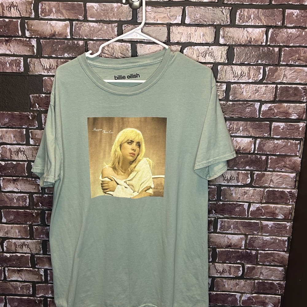 Billie Eilish Graphic T-Shirt in Green